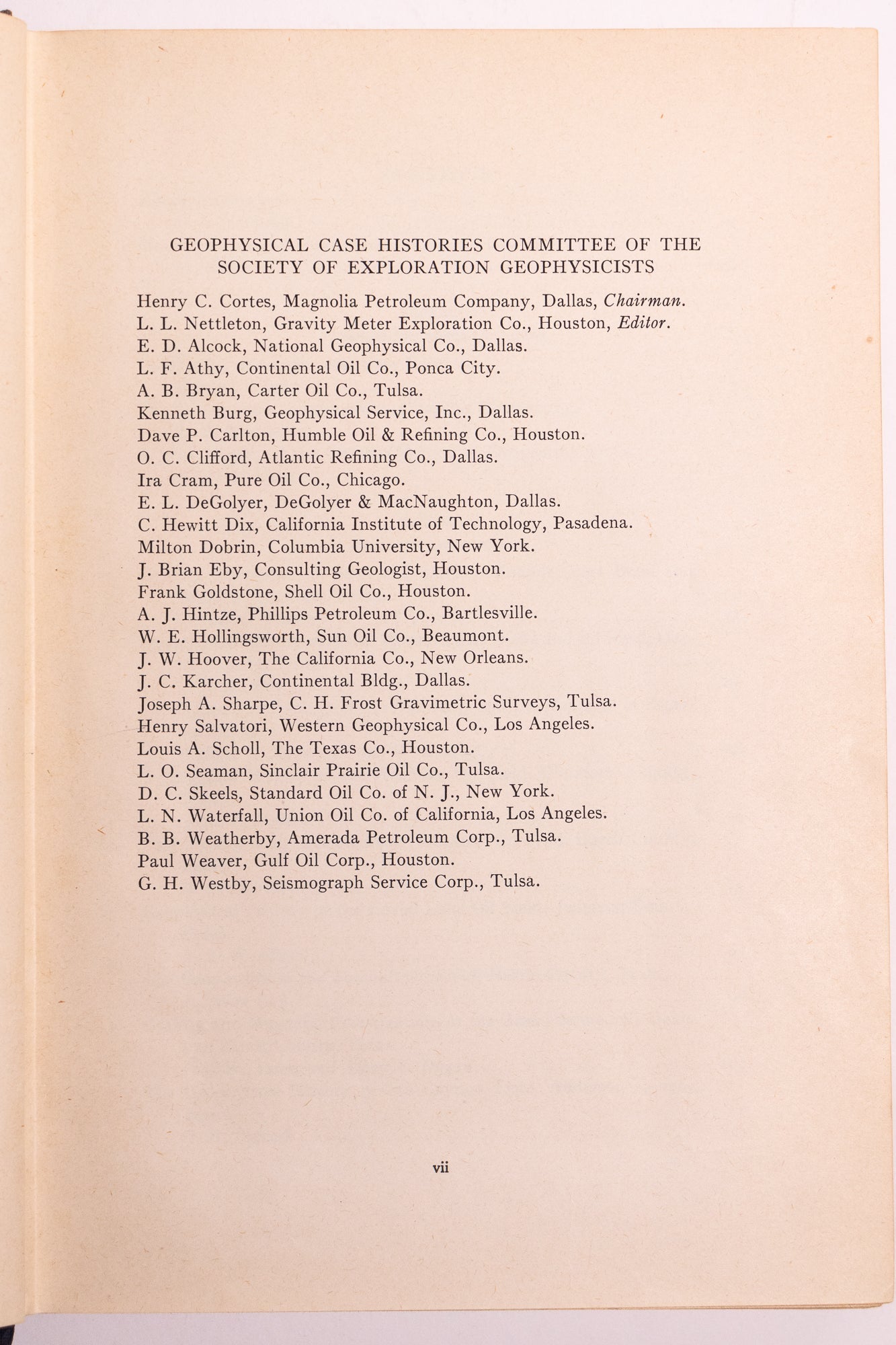 Geophysical Case Histories Vol. l