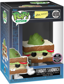 Pop! Digital April Fools Series 3 Fundays Sandwich NFT Legendary #418 LE1900