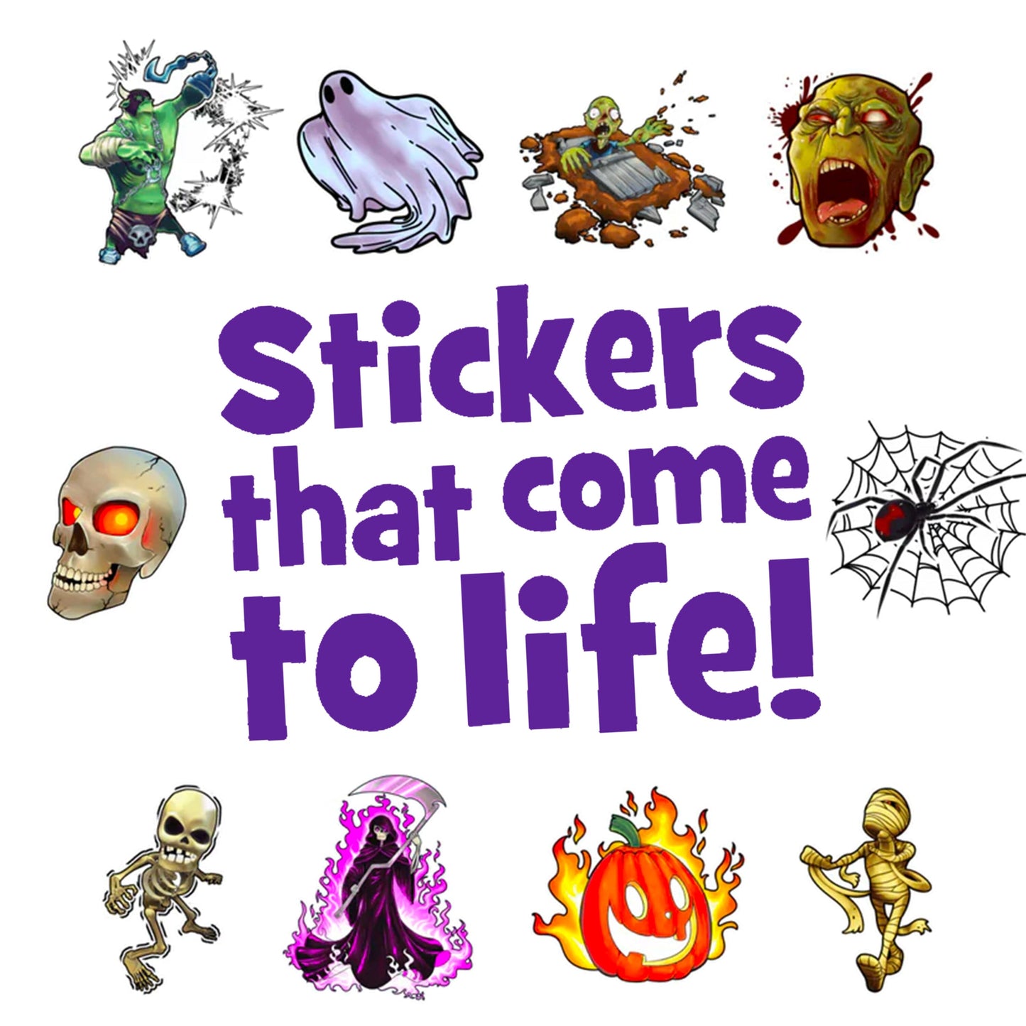 HoloToyz - Monster Mash AR Stickers