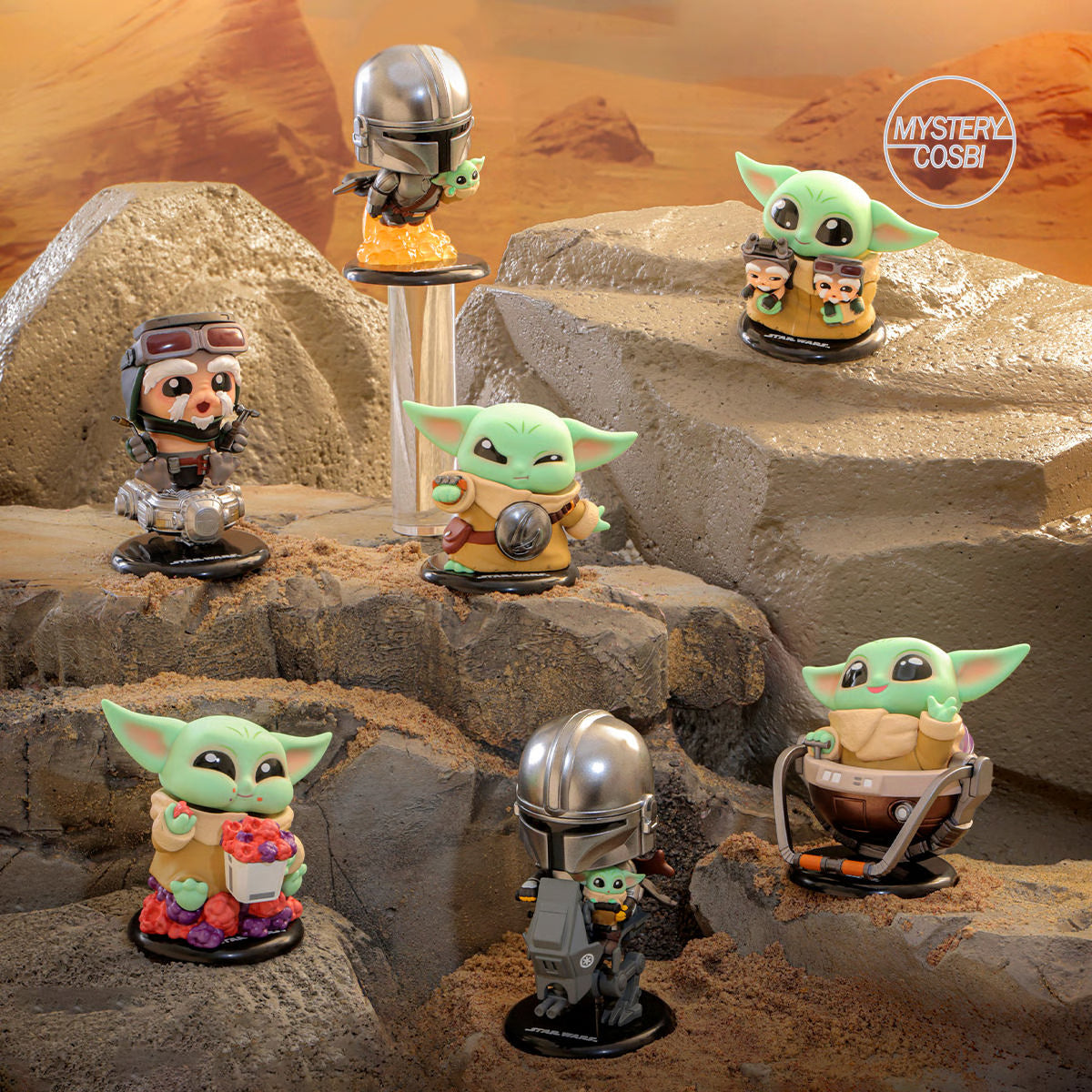 The Mandalorian and Grogu Cosbi Collection Blind Box