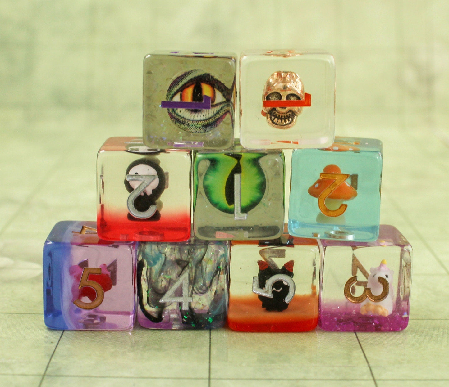 MDG Filled/Inclusion Mystery Dice