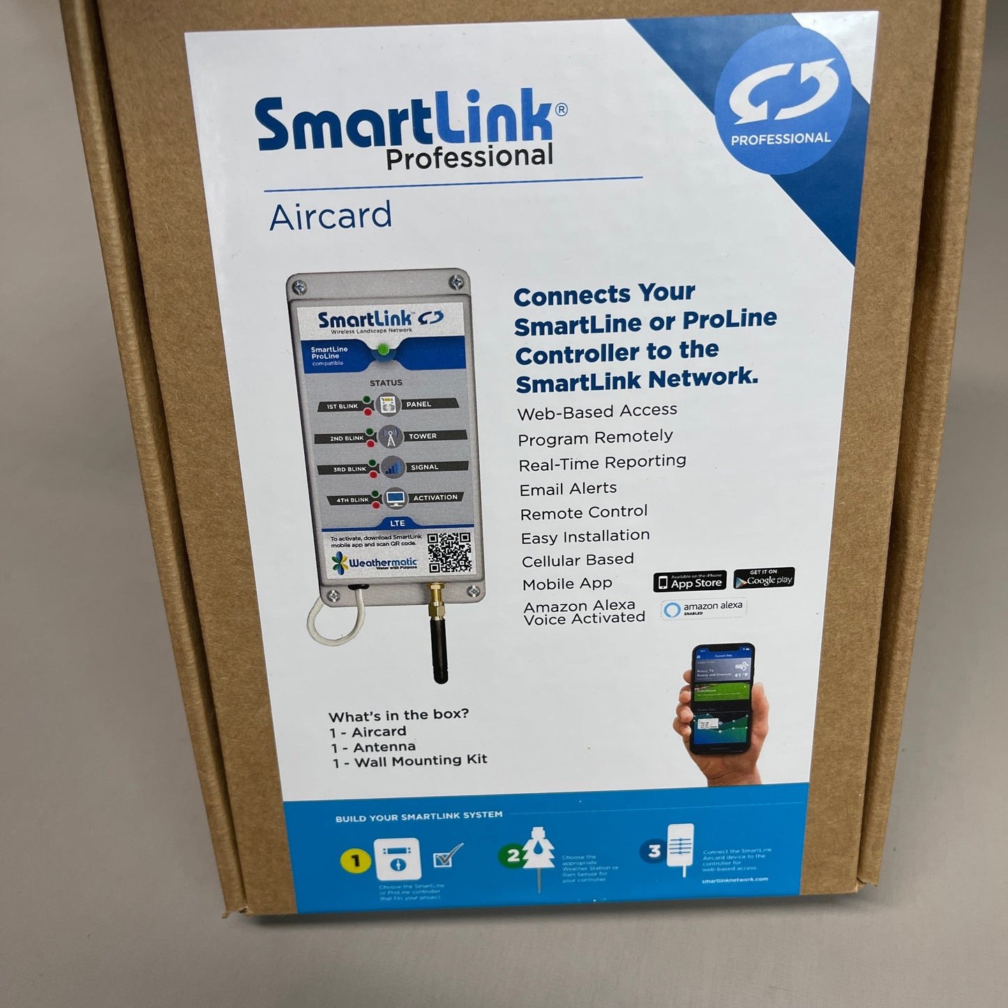 WEATHERMATIC SmartLink 24 Station Indoor/Outdoor Controller M1NA Aircard SL4824 Bundle (New)