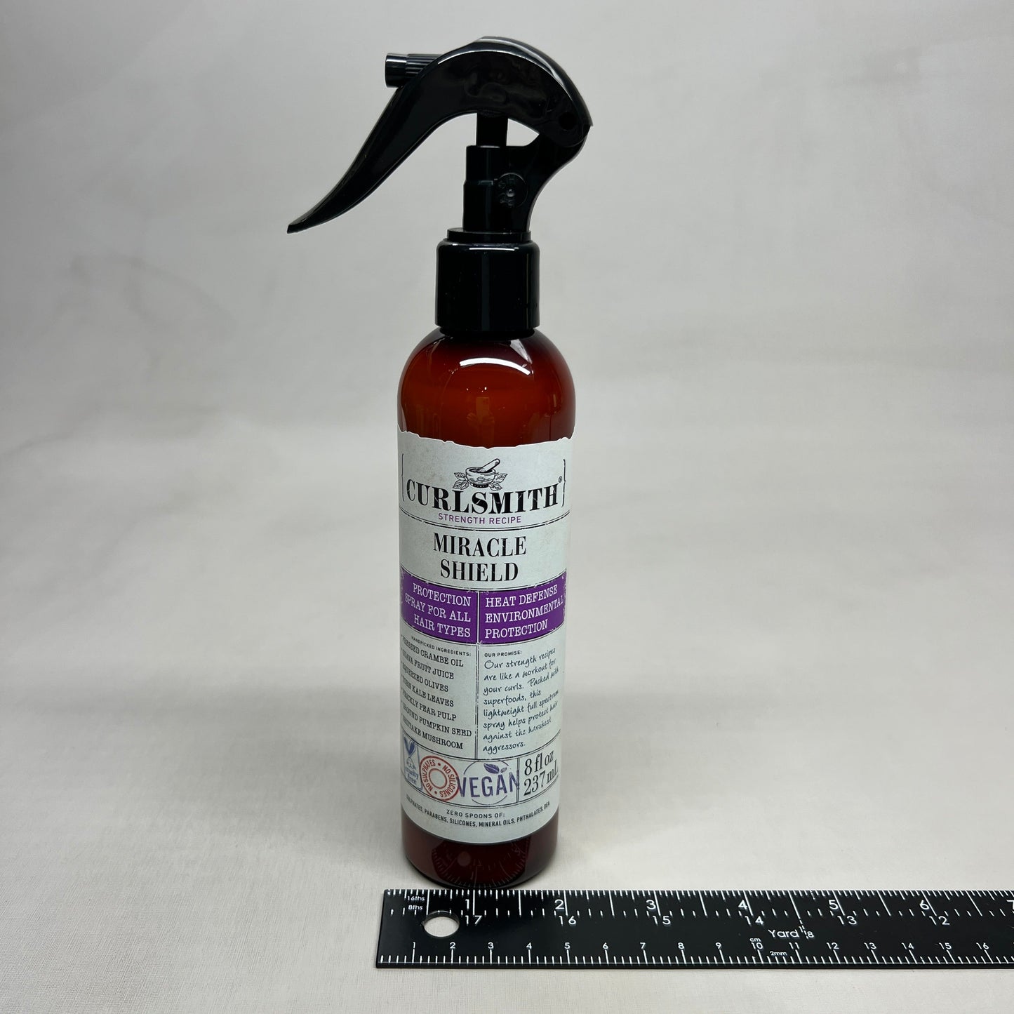 CURLSMITH Spray Miracle Shield for Hair Heat Protection 8 oz (New)