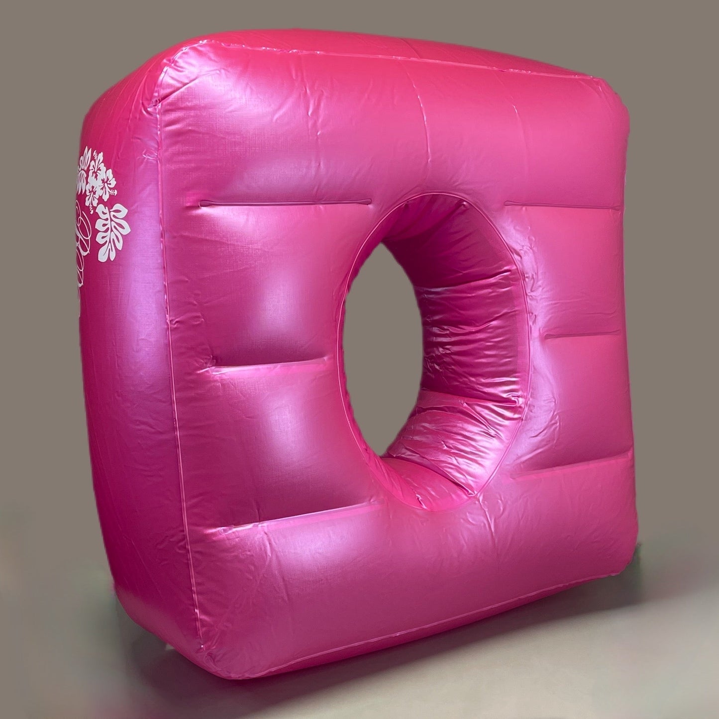 ZA@ BOOTY BEAN BAG BBL Small Inflatable Air Mattress Pink 22" Square (New)