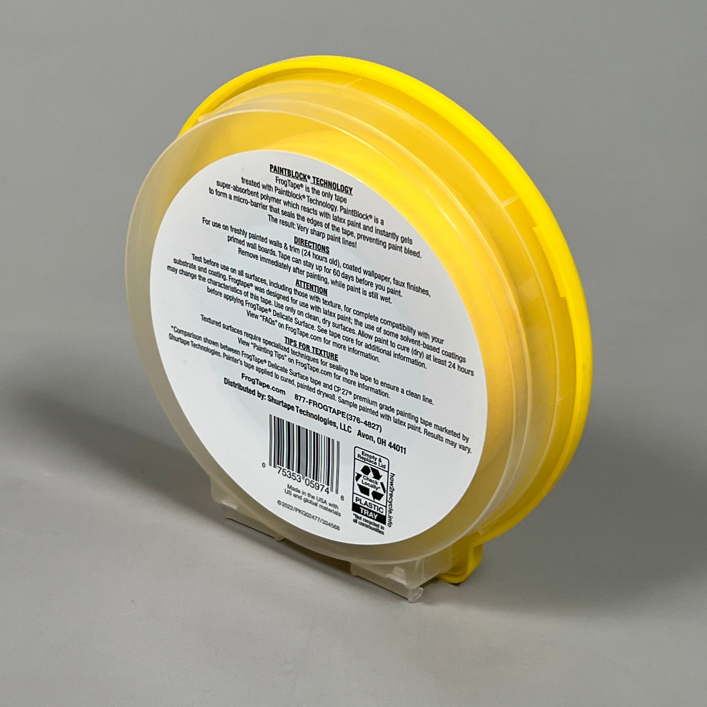 2-PK SHURTAPE FROGTAPE Multi-Surface Masking Tape Yellow 0.94 in x 60 yd 332809 (New)