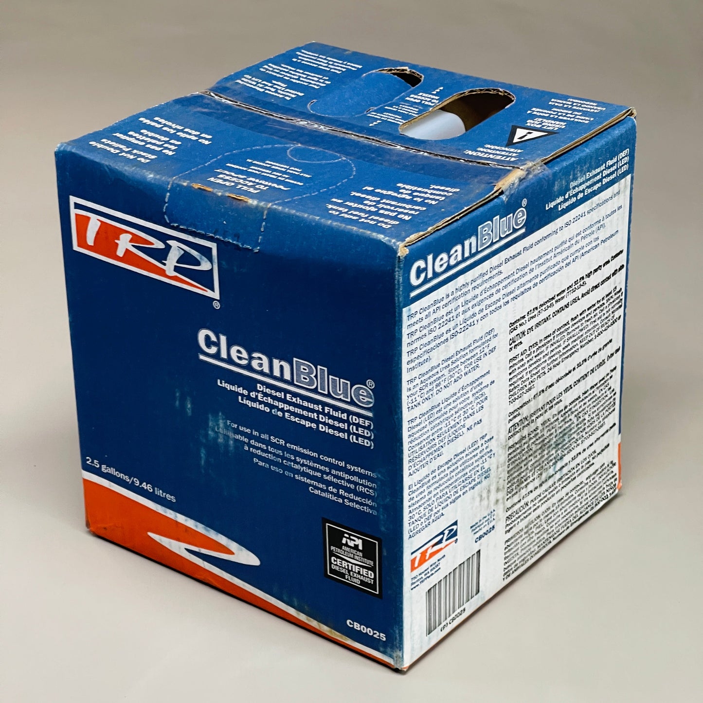 TRP CLEAN BLUE Diesel Exhaust Fluid 2.5 Gallon (New)