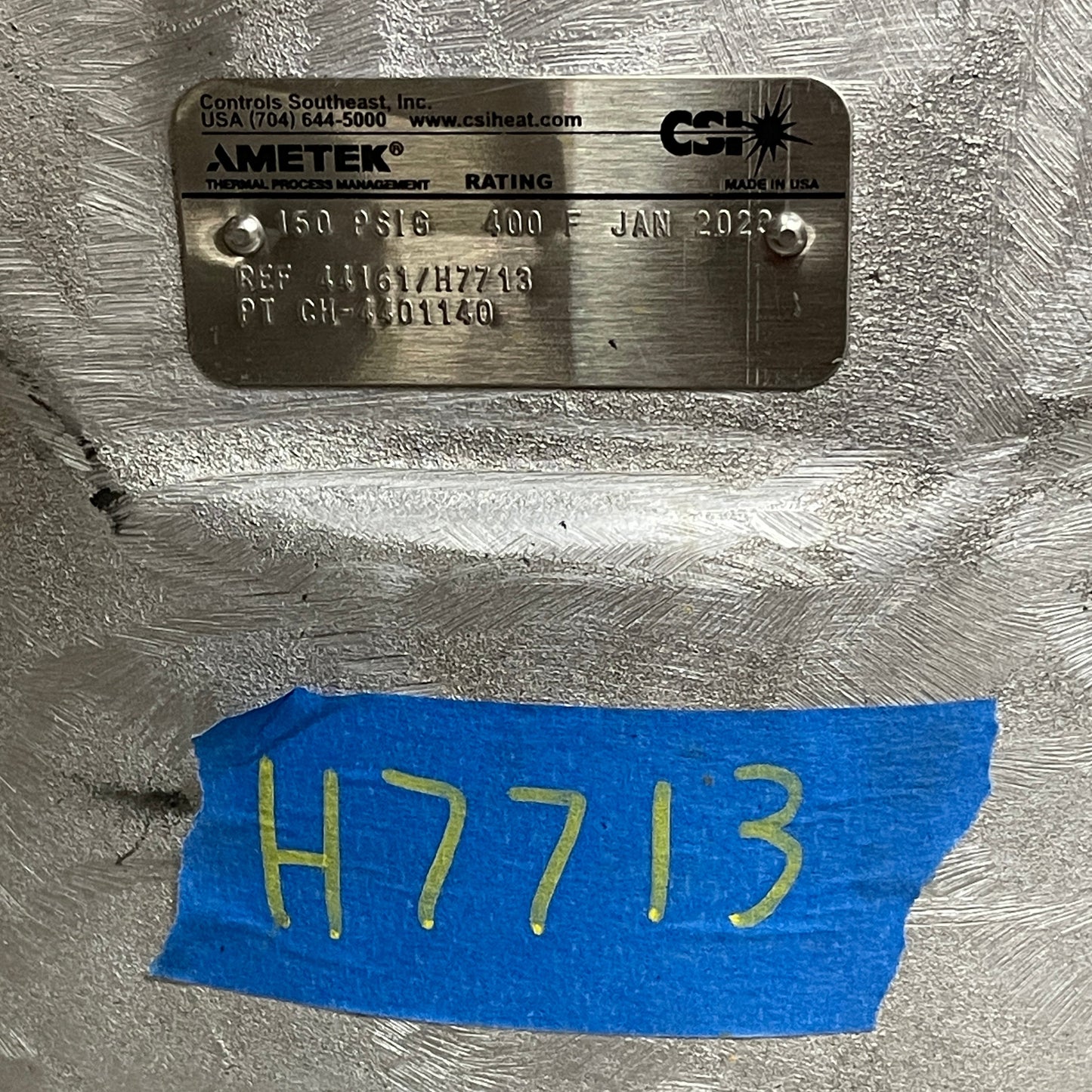 AMETEK CSI Control Heat Aluminum Cast Bolt on Jacket W/ Heat Compound & Fittings (New)