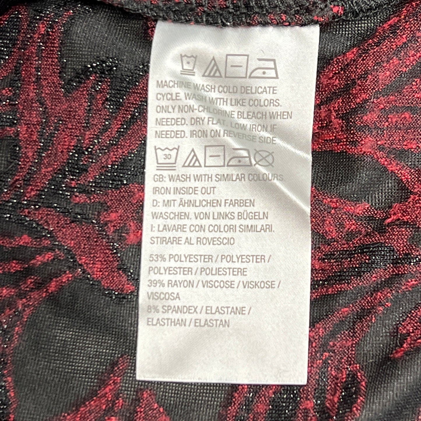 SUSAN GRAVER Knit Cardigan & Tank Set Women's Sz M Red / Black A384258E97551 (New)