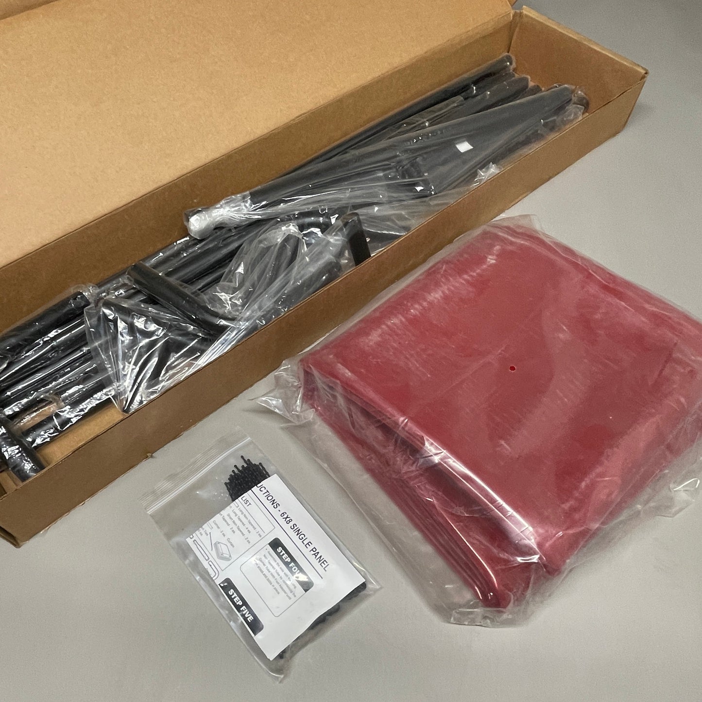 TILLMAN Snap Lock Frame W/ Vinyl Welding Curtain 6'X8' Orange 6231068 (New)