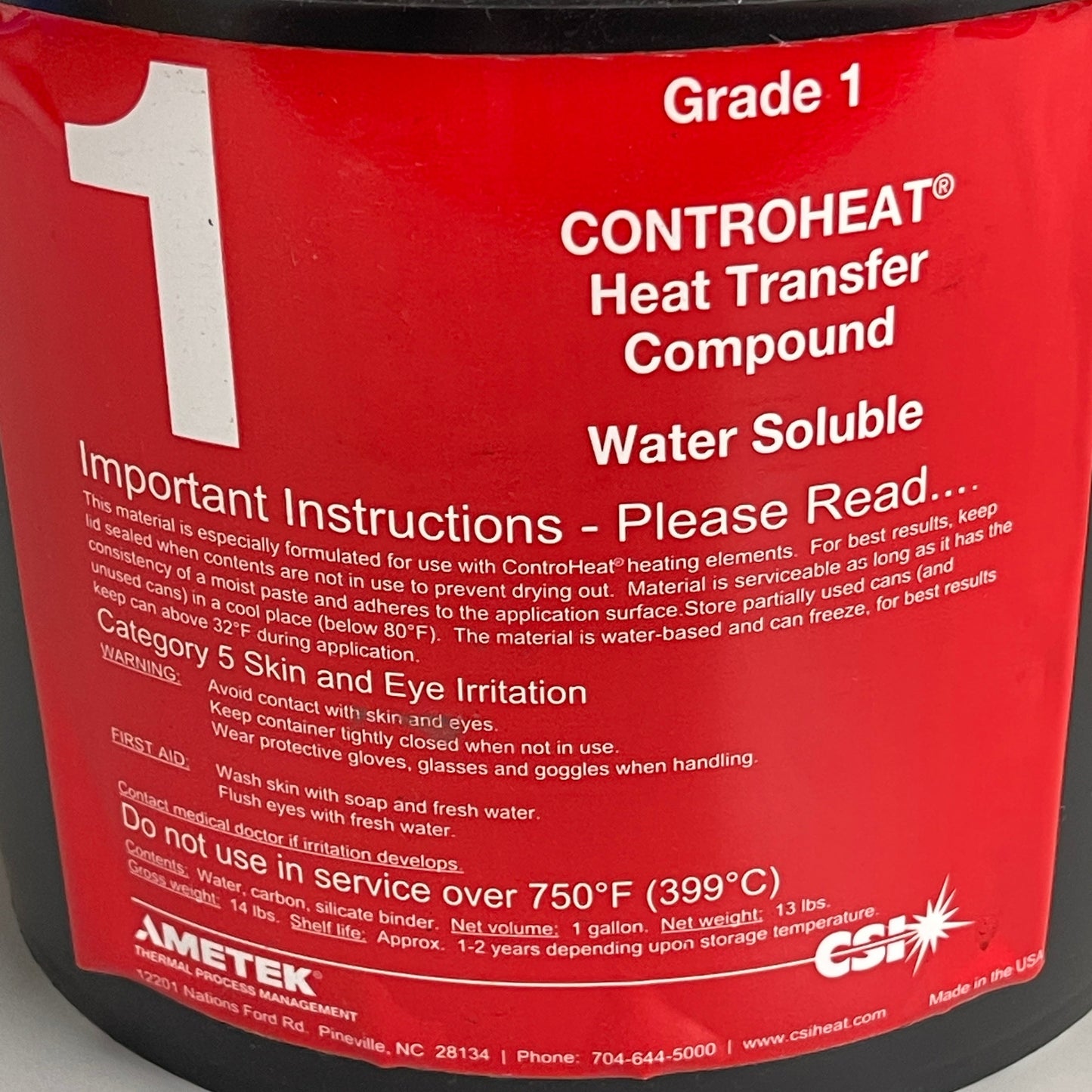 AMETEK CSI Control Heat Aluminum Cast Bolt on Jacket W/ Heat Compound & Fittings (New)