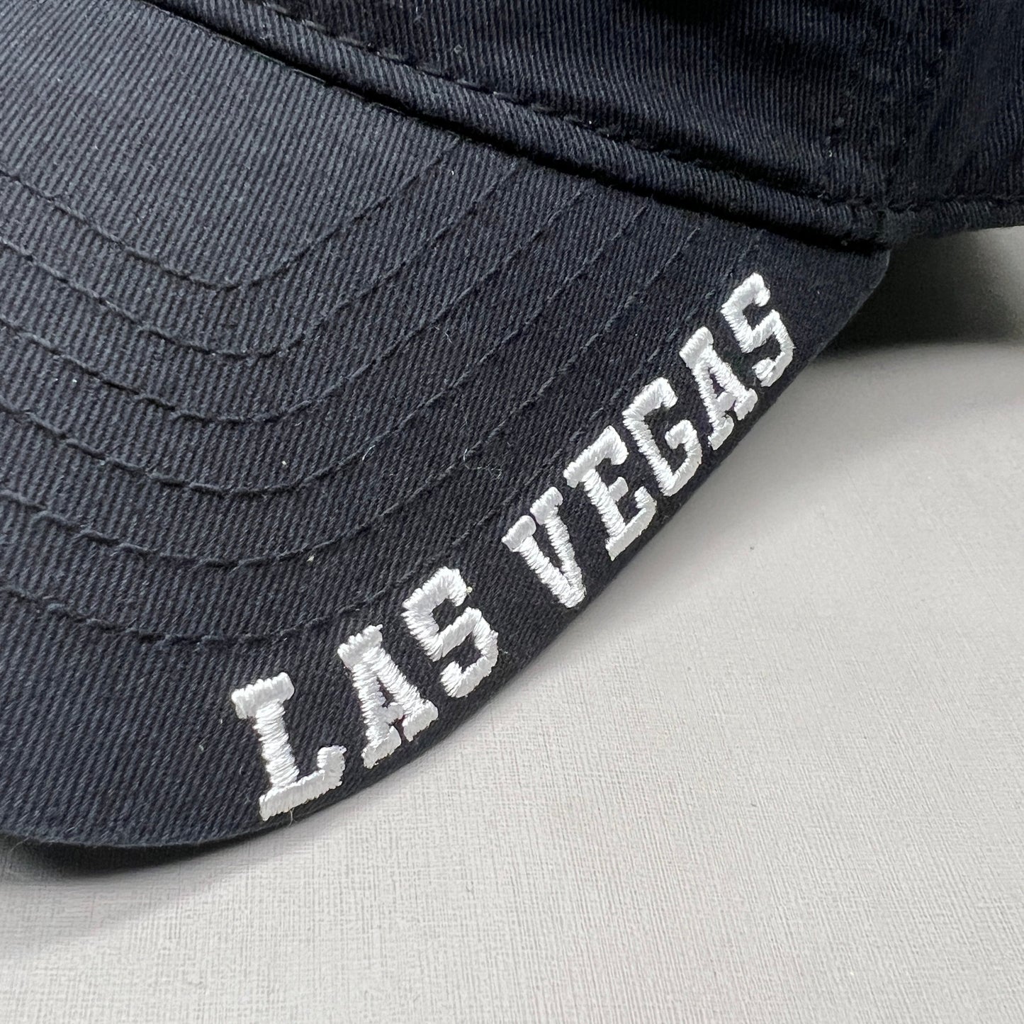 COCA-COLA Las Vegas 1886 Black Script Baseball Cap Fit Sz One Size Black 23633 (New)