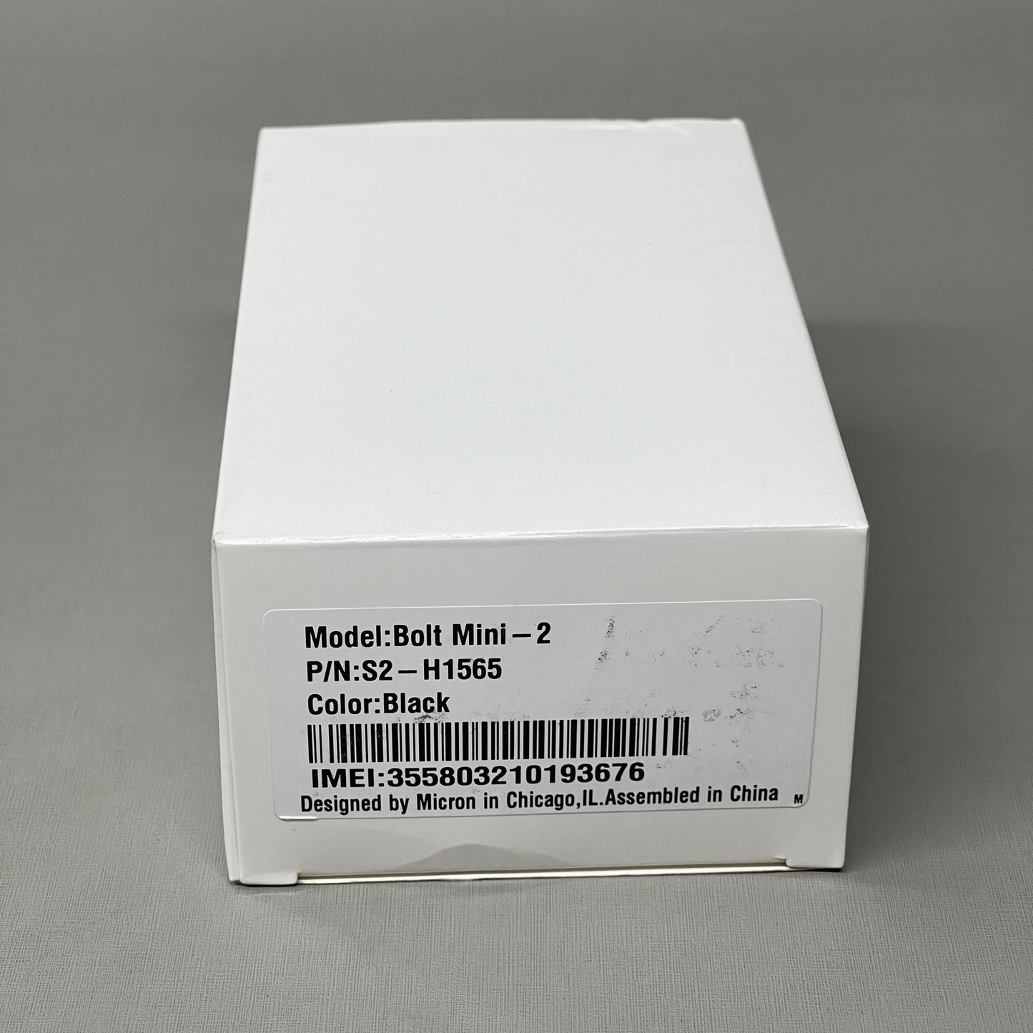 MICRON Prime Bolt MINI-2 Vehicle Fleet GPS Asset Tracker Black S2-H1565 (New)