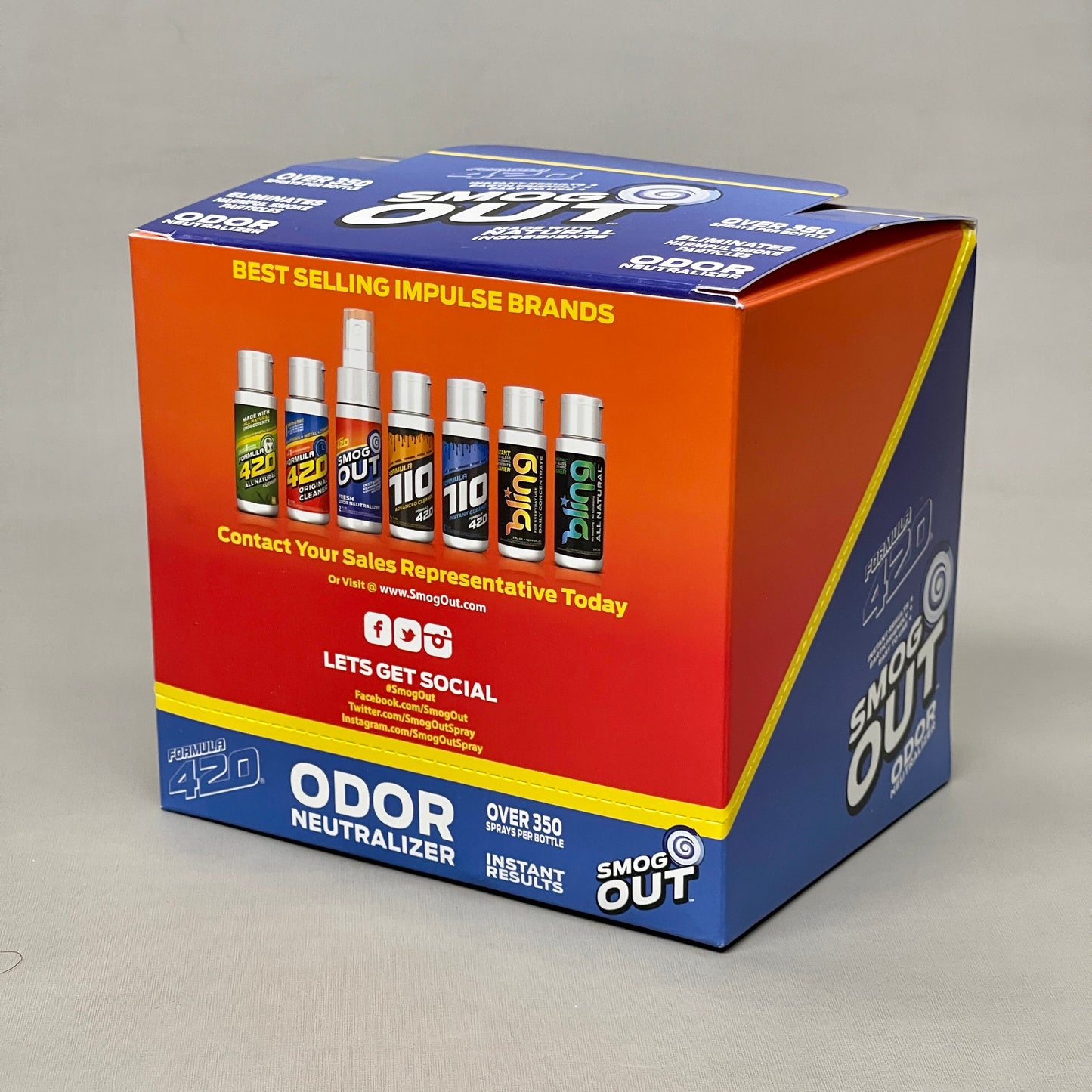 FORMULA 420 Smog-Out (12 PACK) Odor Neutralizer 2 oz (New)