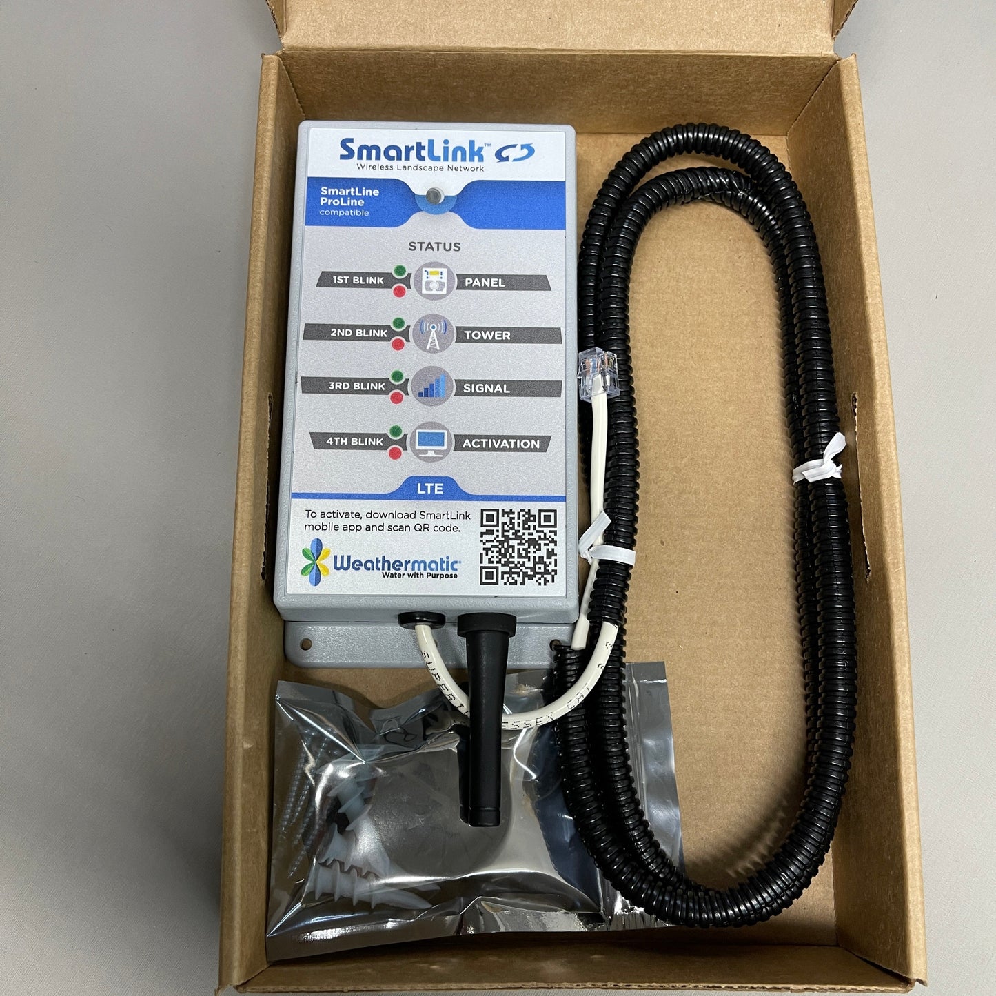 WEATHERMATIC SmartLink 24 Station Indoor/Outdoor Controller M1NA Aircard SL4824 Bundle (New)