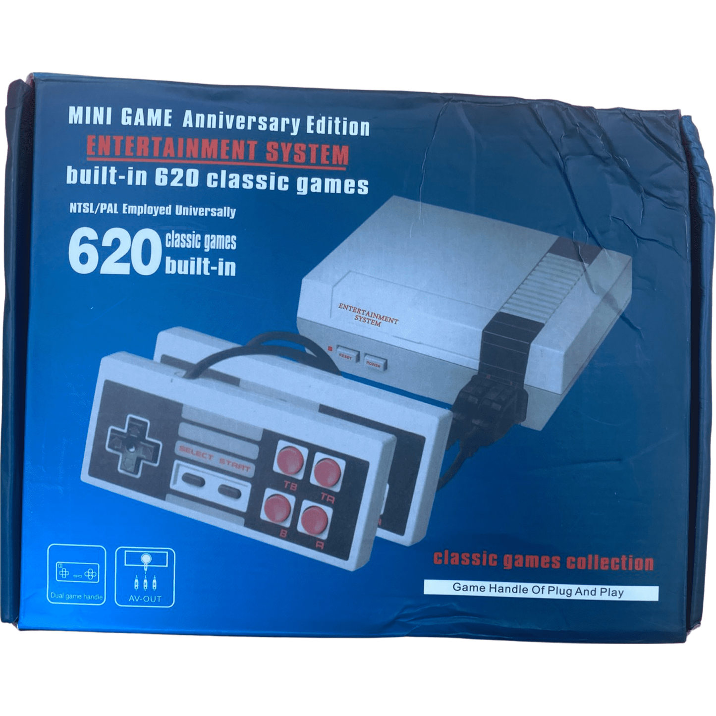 Mini Game Anniversary Edition Entertainment System (620 Classic Games)