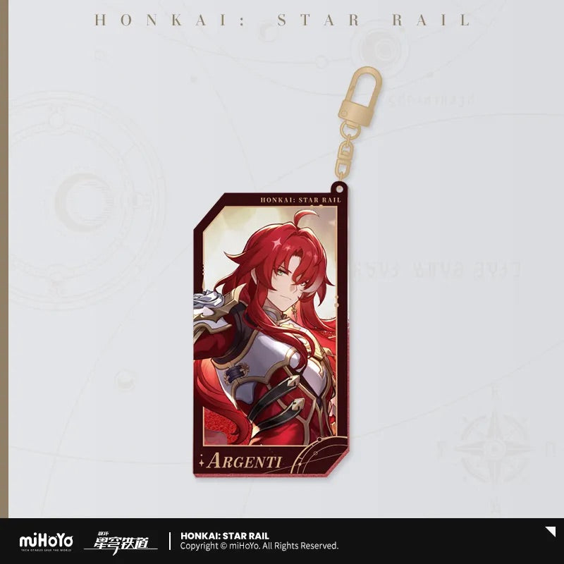 Invitation From The Stellar Series Quicksand Acrylic Keychain