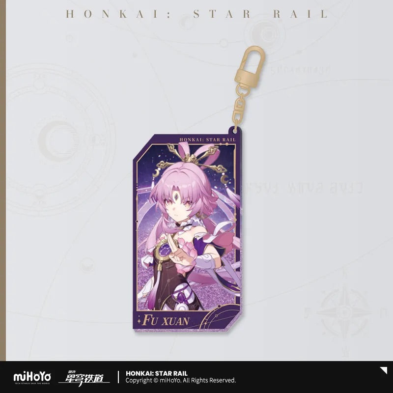Invitation From The Stellar Series Quicksand Acrylic Keychain