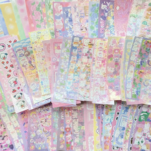 Korean Kawaii Sticker Pack - Laser-Cut for Albums & DIY