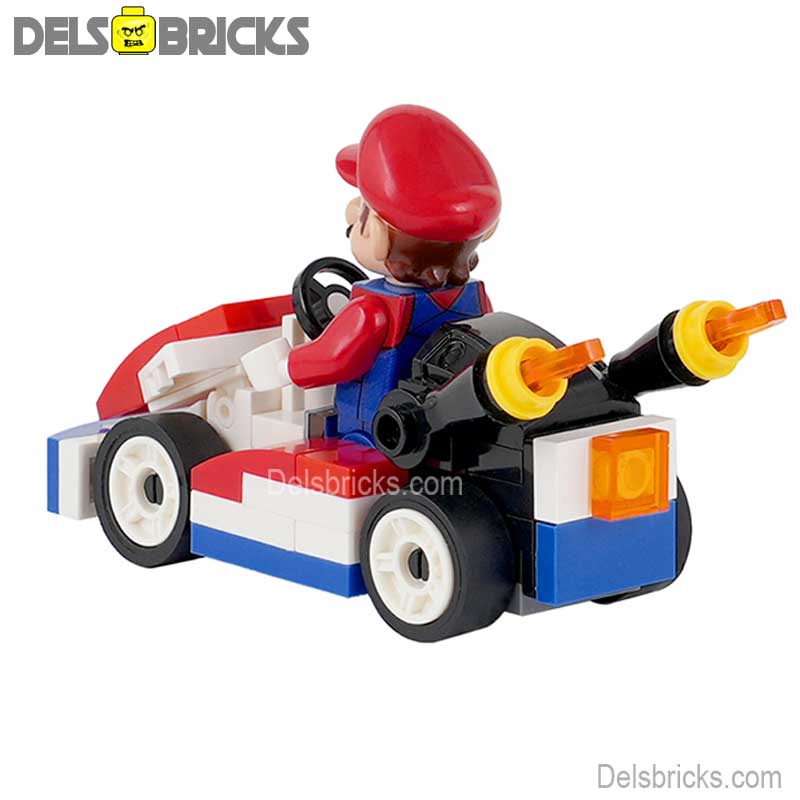 Mario Kart Brothers Super Mario Lego Minifigures Custom Toys