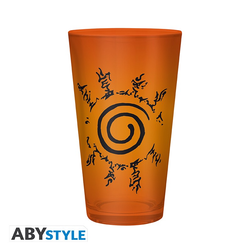 NARUTO SHIPPUDEN Gift Set XXL glass + Pin + Notebook Konoha