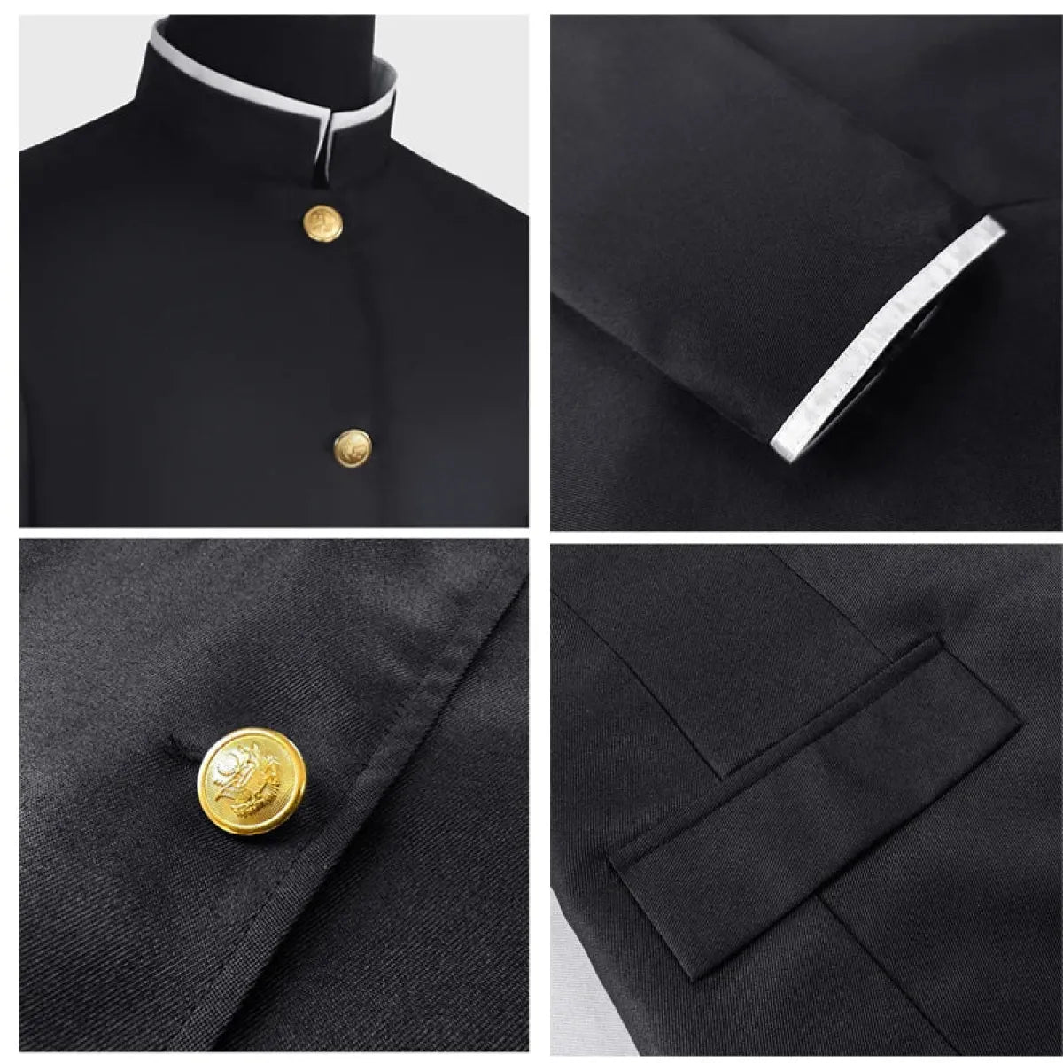 Okarun Cosplay Costume – Dandadan School Uniform with Glasses