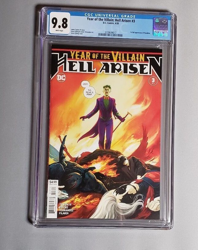 Year of the Villain: Hell Arisen #3 1st Full Appearance of Punchline CGC 9.8