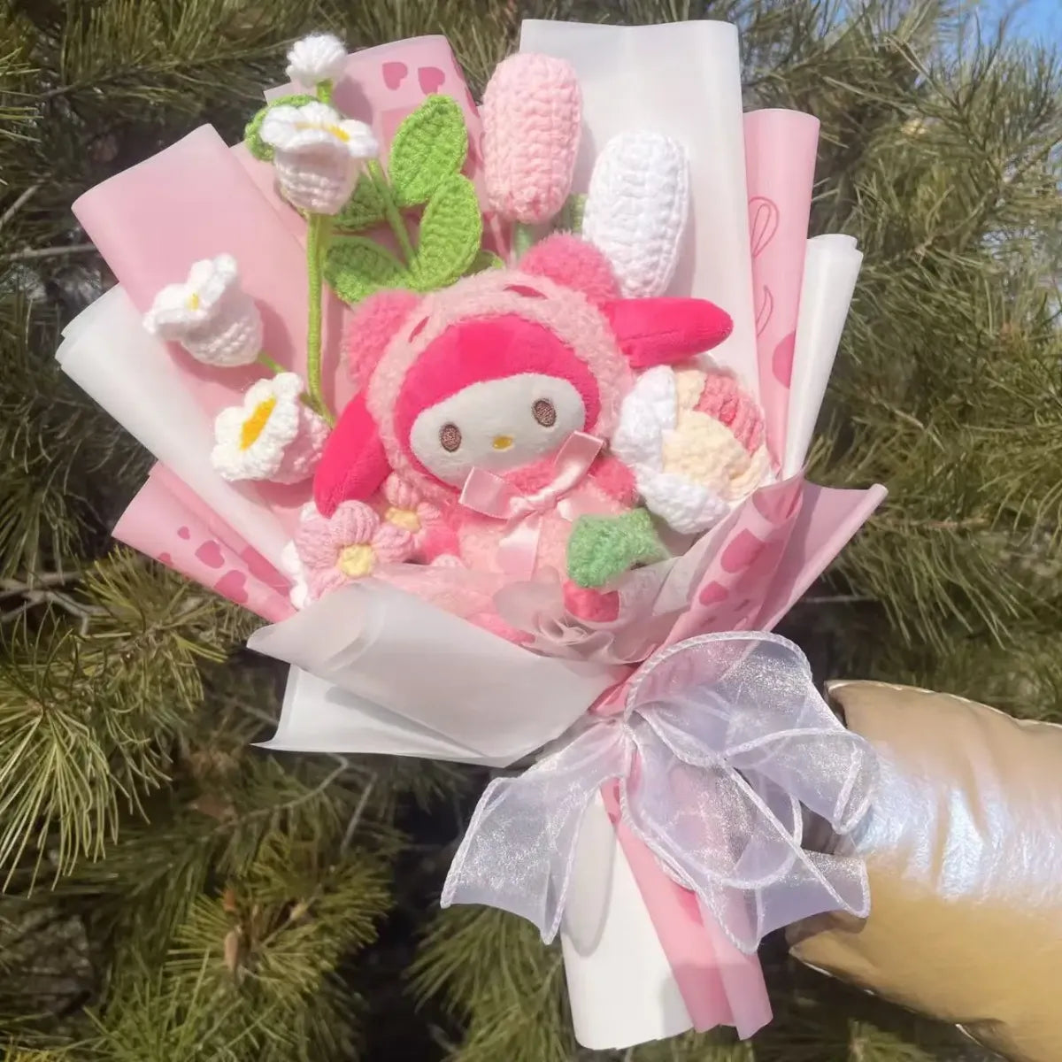 Sanrio Plush Flower Bouquet – Valentine & Graduation Gift