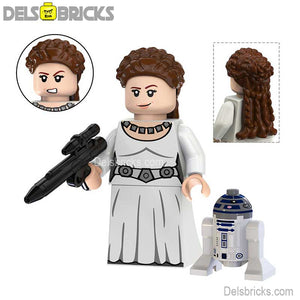 Princess Leia with R2D2 - from A New Hope| Lego Star wars Minifigures