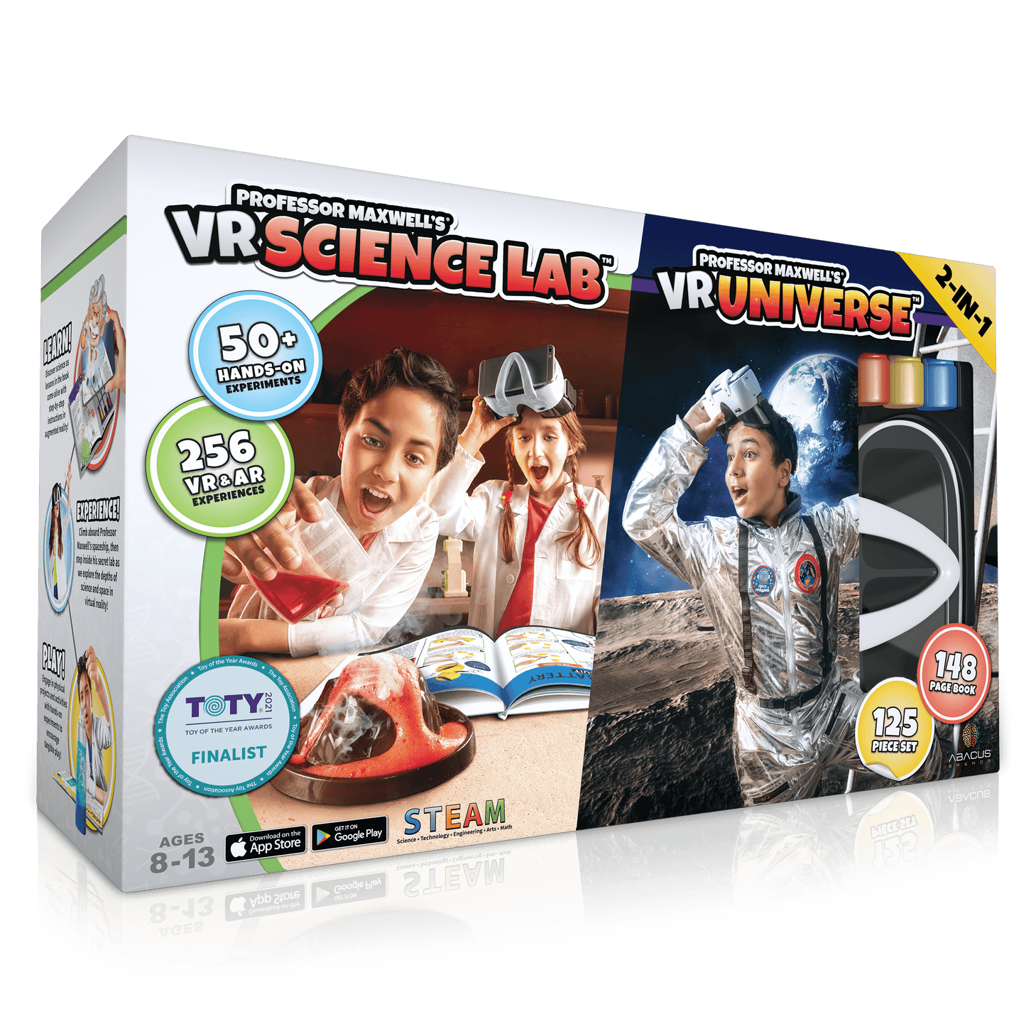 Professor Maxwell's Virtual Reality 2 in 1 Bundle Pack - VR Science Lab & Universe