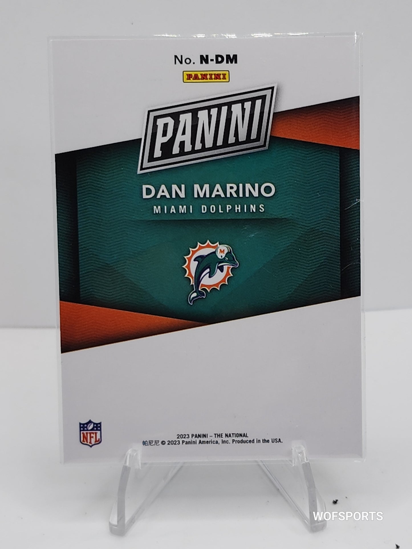 Dan Marino #N-DM 2023 Panini National Convention 144/599 Miami Dolphins