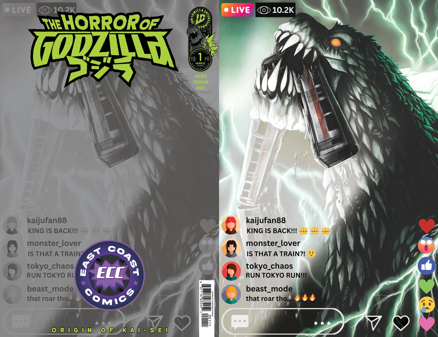Horror of Godzilla #1 - ECC John Bruggman Exclusive Variant