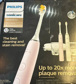 Philips Sonicare DiamondClean Connected Toothbrush Set of 2 Open Box