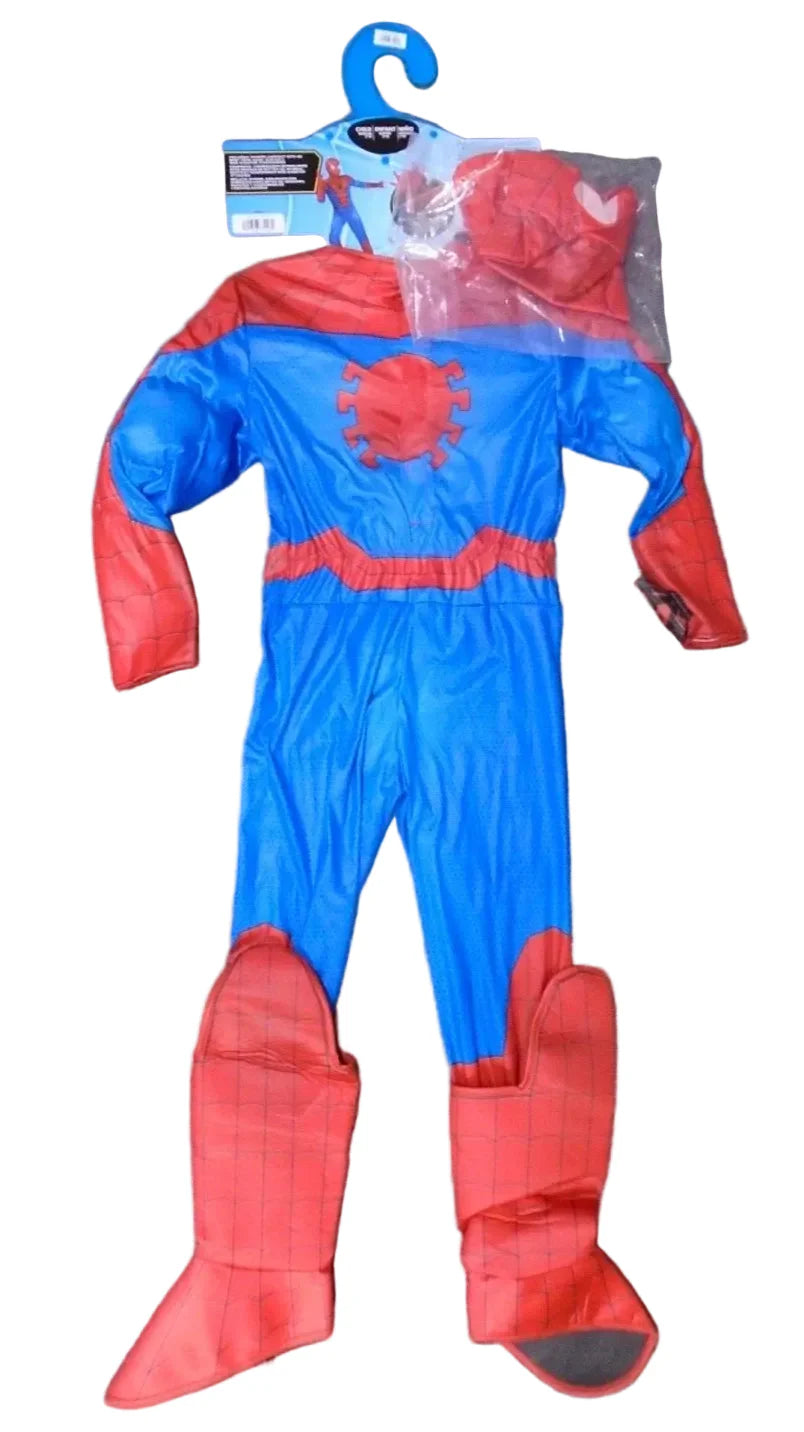 NEW Jazwares Marvel Spider-Man Deluxe Costume (Kids) Small Size 3/4
