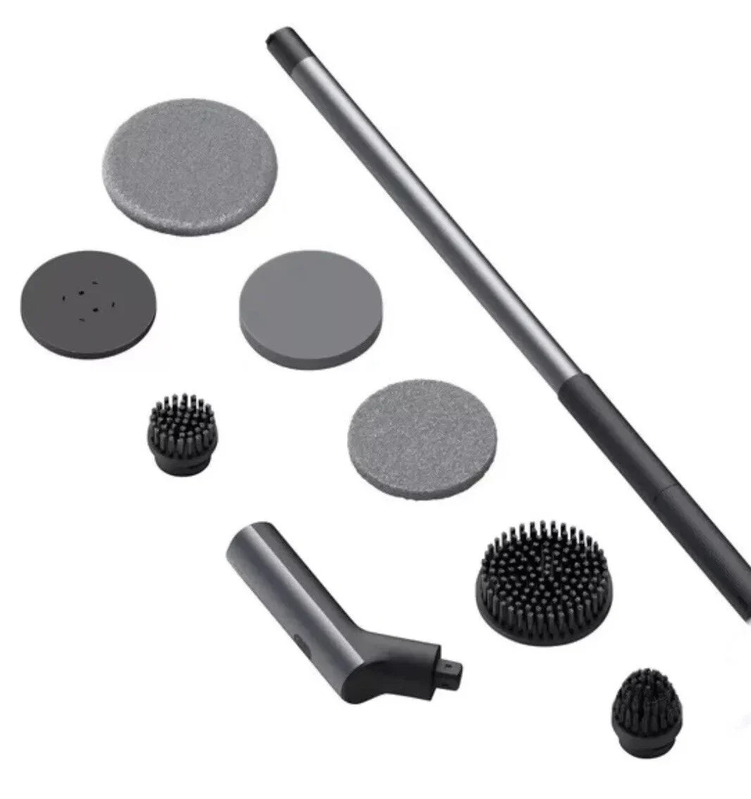 HOTO Cordless Spin Scrubber: 2.5 N·M torque, six brush heads, IPX7 rated - Open Box