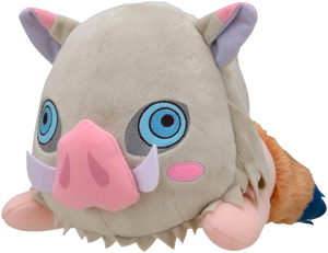 SEGA: Nesoberi Lay-Down Plush: Demon Slayer: Kimetsu no Yaiba - Inosuke Hashibira (Happy) SP Plush