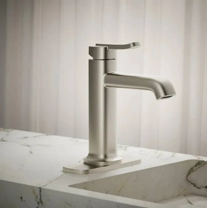 Kohler Cordate Single-handle Bathroom Faucet Chrome