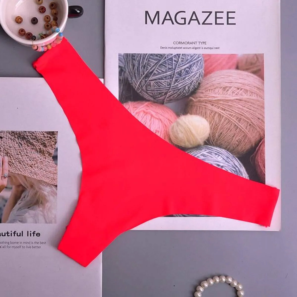Silk Sexy Thongs for Women