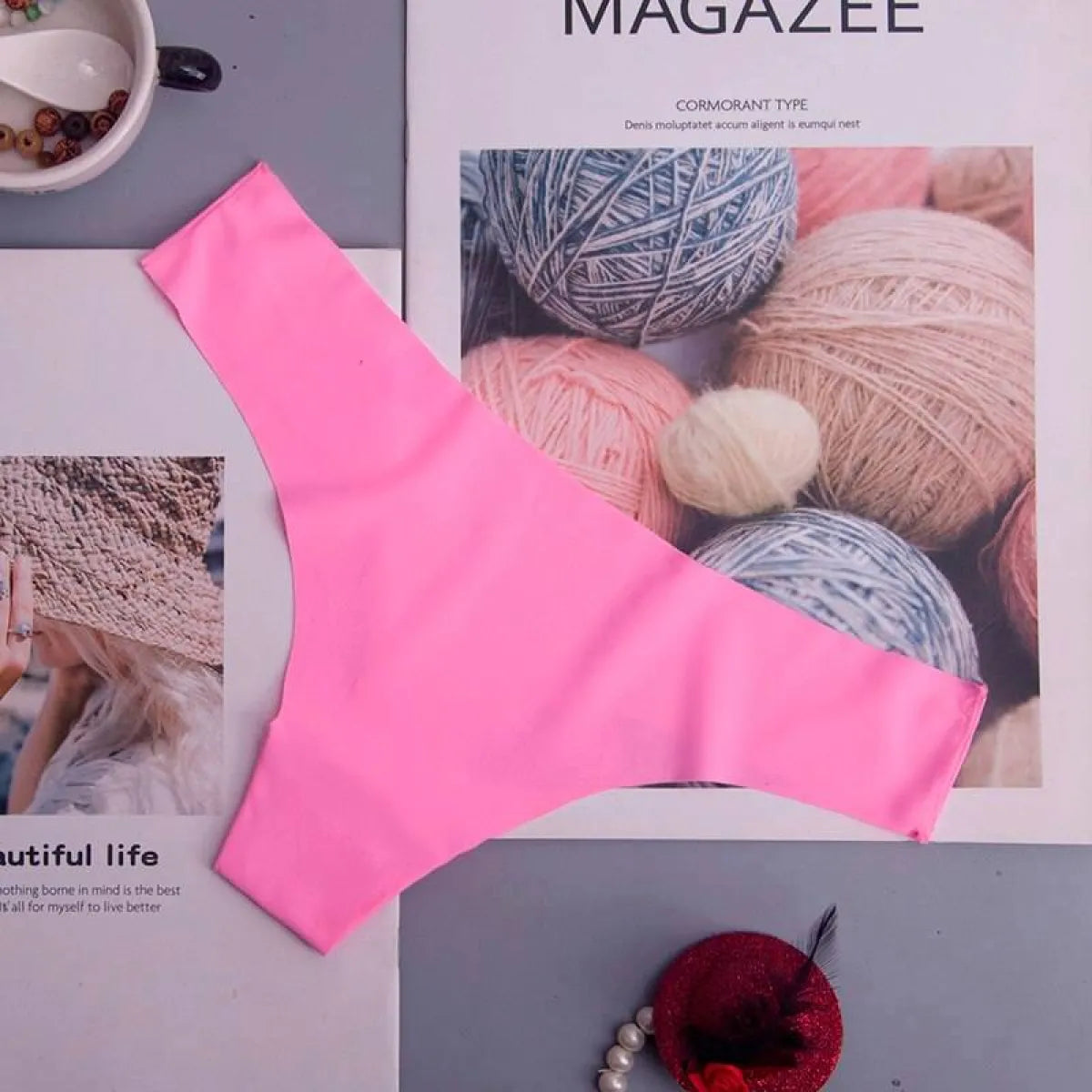 Silk Sexy Thongs for Women