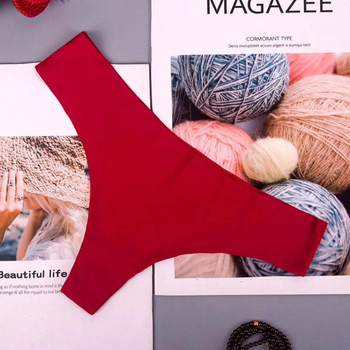 Silk Sexy Thongs for Women
