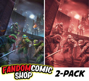 TMNT: ALPHA (TIAGO DA SILVA EXCLUSIVE VIRGIN VARIANT A & B SET) ~ IDW