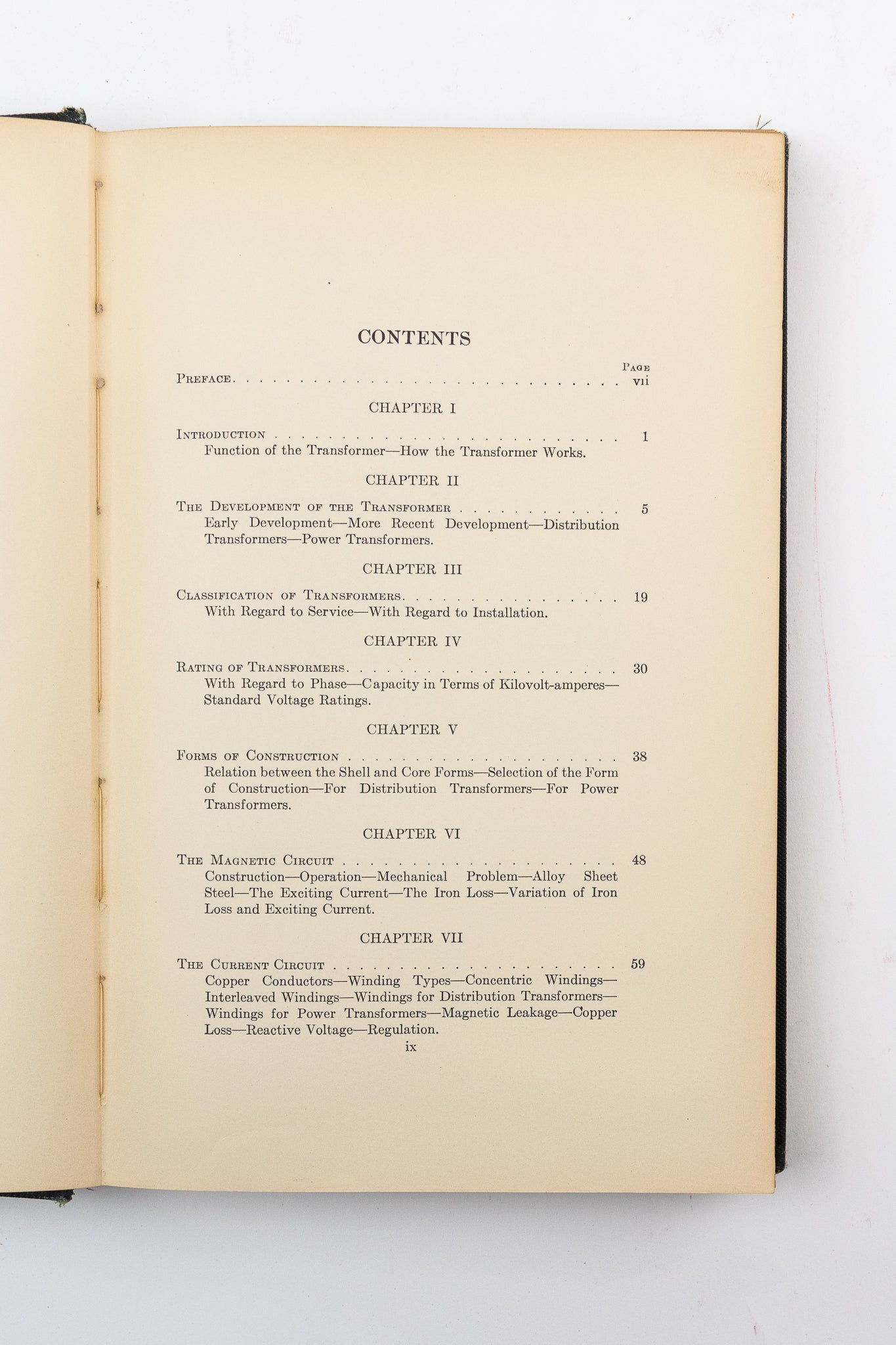 Transformer Construction and Operation