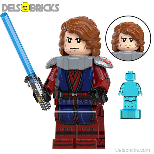 Anakin Skywalker Lego Star Wars Minifigures custom Toys New1