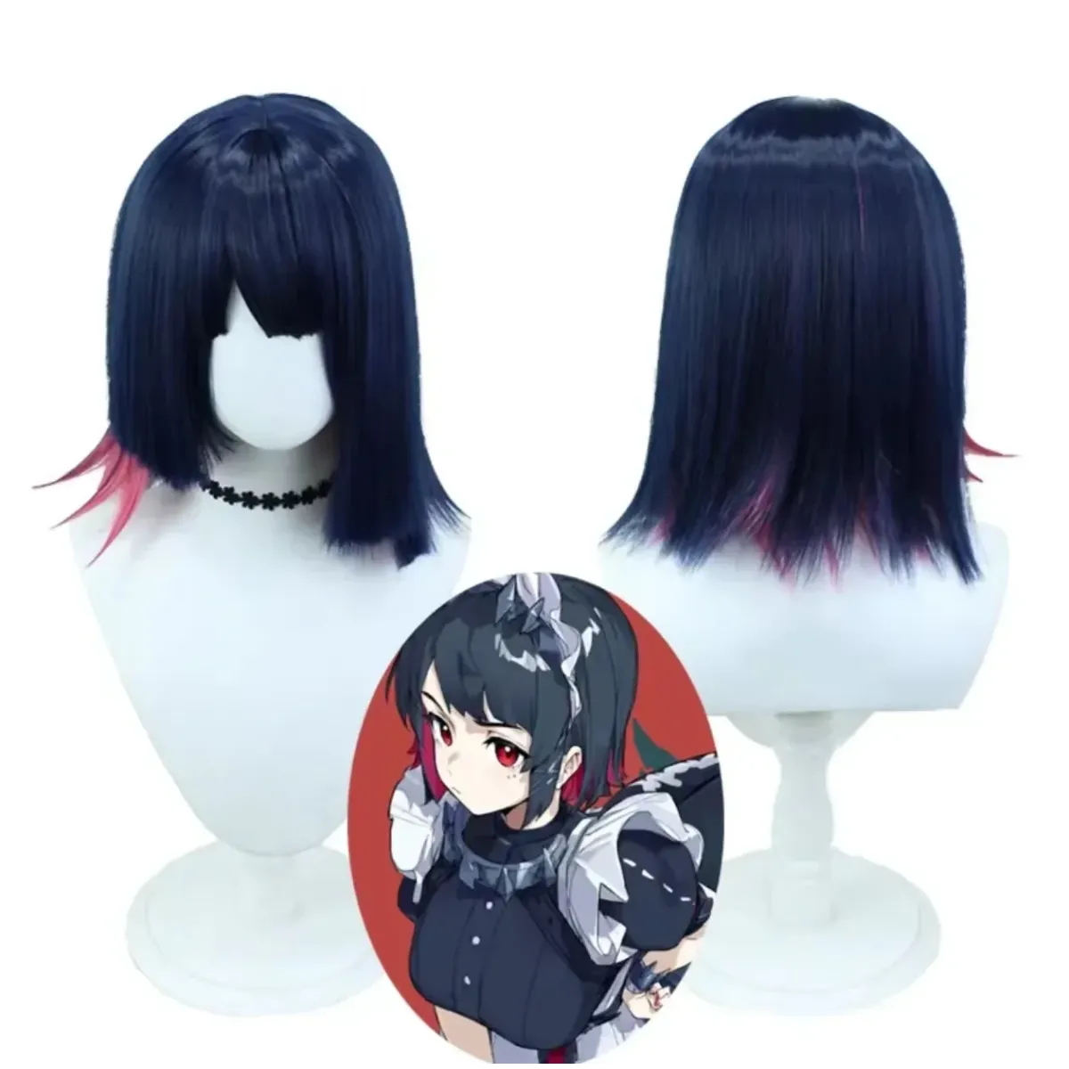 Ellen Joe Cosplay Costume – Zenless Zone Zero Maid Dress with Wig